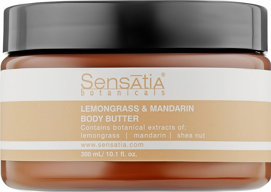 Sensatia Botanicals Крем-батер для тіла "Лемонграс і мандарин" Lemongrass & Mandarin Body Butter - фото N1