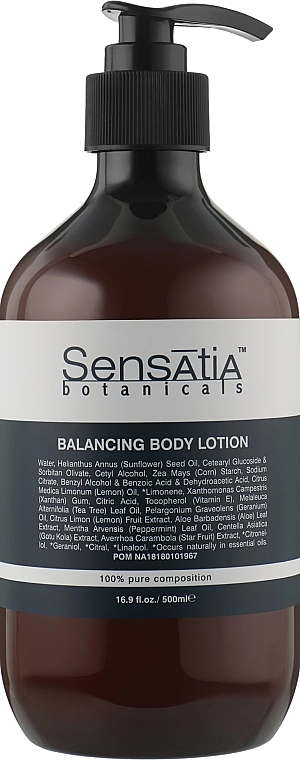 Sensatia Botanicals Молочко для тела "Баланс" Balancing Body Lotion - фото N1