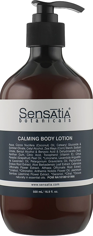Sensatia Botanicals Молочко для тіла "Спокій" Calming Body Lotion - фото N1