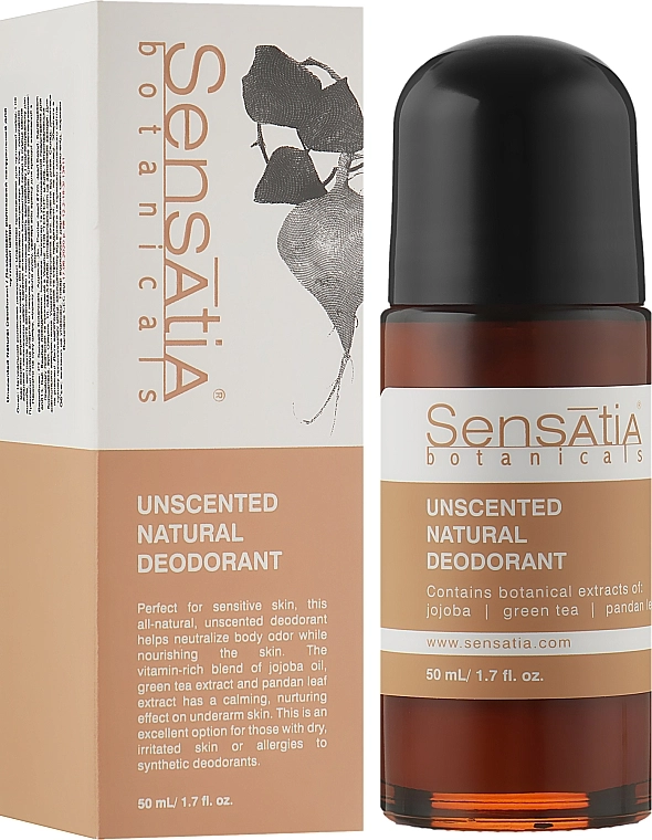 Sensatia Botanicals Дезодорант роликовий для чувствительной кожи Unscented Natural Deodorant - фото N2