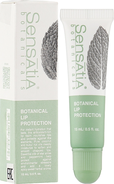 Sensatia Botanicals Бальзам-блеск для губ "Защита" Lip Protection - фото N2