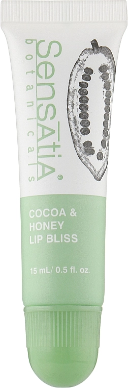 Sensatia Botanicals Бальзам-блеск для губ "Какао и Мед" Cocoa & Honey Lip Bliss - фото N1