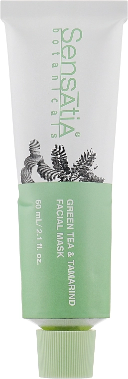 Sensatia Botanicals Маска для обличчя "Зелений чай і тамаринд" Green Tea & Tamarind Facial Mask - фото N1