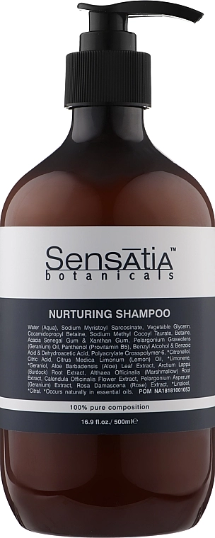 Sensatia Botanicals Шампунь для волосся "Живлення" Hydrating Shampoo - фото N1