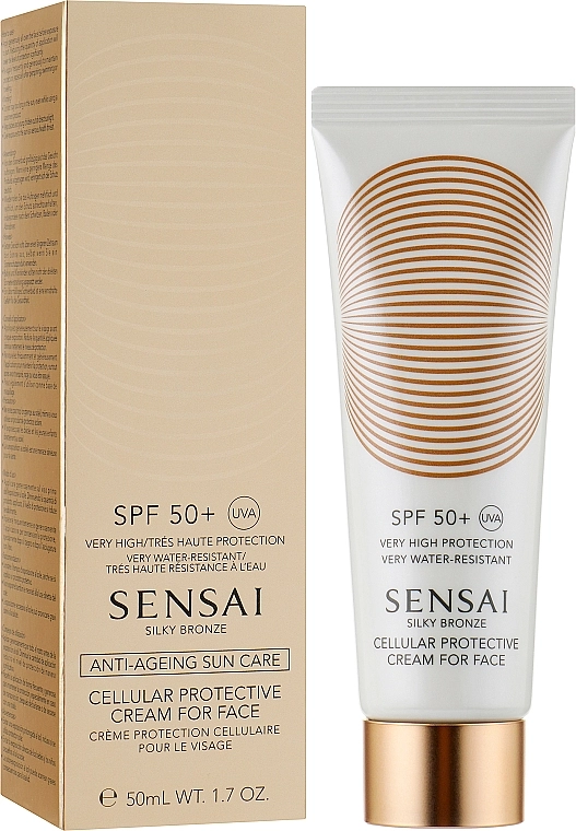 Kanebo Сонцезахисний крем для обличчя SPF50 Sensai Cellular Protective Cream For Face - фото N2