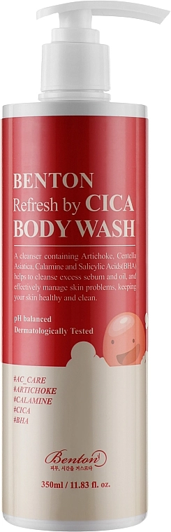 Benton Гель для душу Refresh by CICA Body Wash - фото N1