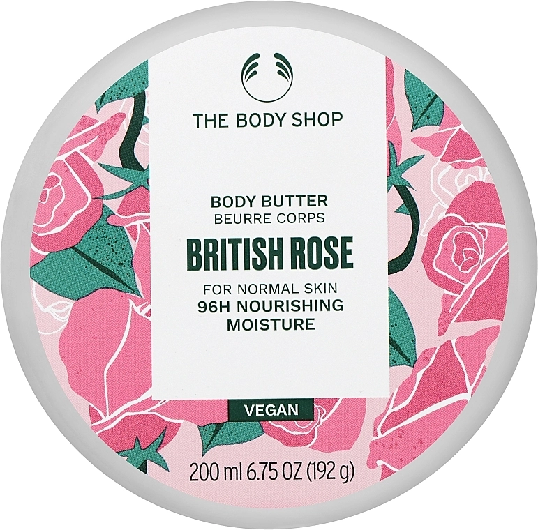 The Body Shop Масло для тіла British Rose Body Butter 96h Nourishing Moisture - фото N1