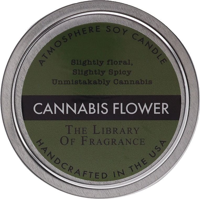 Demeter Fragrance Ароматична соєва свічка "Квітка конопель" The Library of Fragrance Cannabis Flower Atmosphere Soy Candle - фото N1