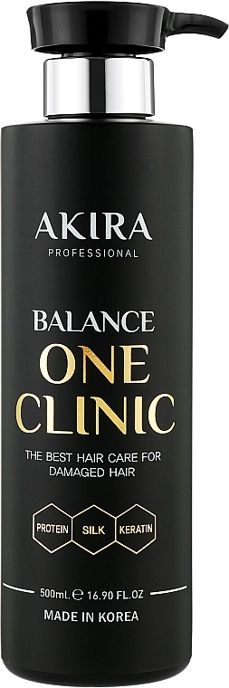 Увлажняющий кондиционер для сухих волос - Akira Balance One Clinic, 500 мл - фото N1