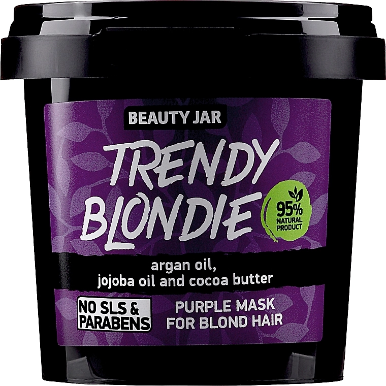Beauty Jar Фіолетова маска для світлого волосся Trendy Blondie For Blond Hair Purple Mask - фото N1