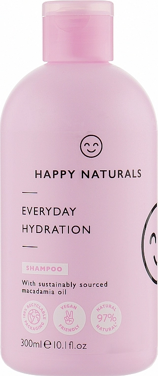Happy Naturals Шампунь для волосся "Щоденне зволоження" Everyday Hydration Shampoo - фото N1
