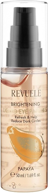 Revuele Патчі для очей "Папайя" Brightening Liquid Eye Patches Papaya - фото N1