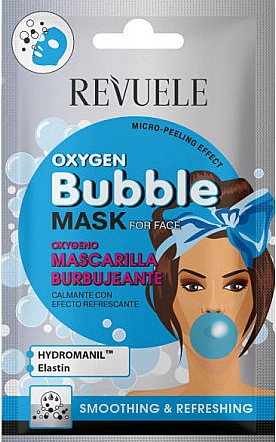 Revuele Розгладжувальна маска з освіжальним ефектом Smoothing Oxygen Bubble Mask - фото N1