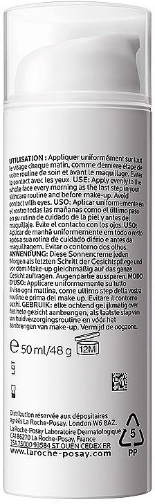 La Roche-Posay Солнцезащитный корректирующий гель-крем для ежедневного ухода за проблемной кожей лица, склонной к жирности и несовершенствам, очень высокая степень защиты SPF50+ Anthelios Oil Correct - фото N2