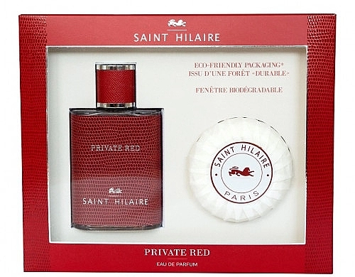 Saint Hilaire Private Red Набір(edp/100ml + soap/100g) - фото N1