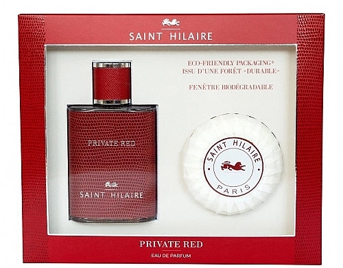 Saint Hilaire Private Red Набор (edp/100ml + soap/100g) - фото N1