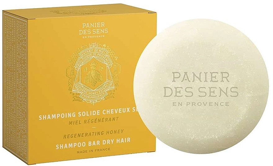 Panier des Sens Шампунь-бар для сухих волос "Мед" Shampoo Bar Dry Hair Honey - фото N1