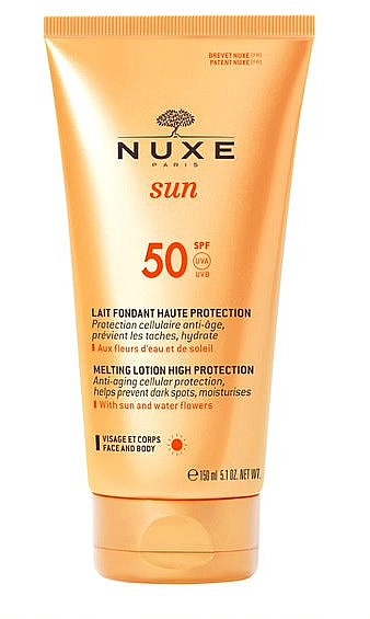 Nuxe Лосьон солнцезащитный для лица и тела Sun Delicious Lotion Face & Body SPF50 - фото N1