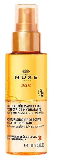 Nuxe Сонцезахисна двофазна олія для волосся Sun Moisturising Protective Milky Oil For Hair - фото N1