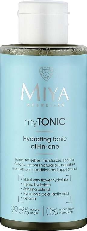 Miya Cosmetics Универсальный увлажняющий тоник для лица My Tonic Moisturizing Tonic All-In-One - фото N1