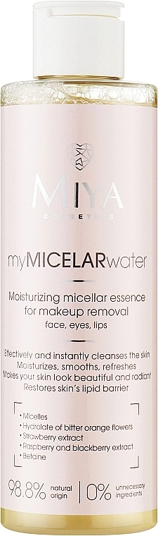 Miya Cosmetics My Micelar Water Увлажняющая мицеллярная эссенция для снятия макияжа - фото N1