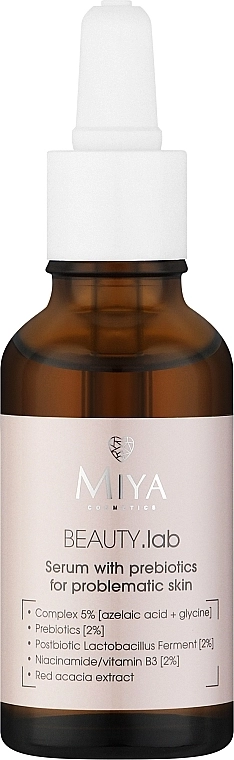 Miya Cosmetics Сыворотка с пребиотиками для проблемной кожи лица Beauty Lab Serum With Prebiotics For Problem Skin - фото N1