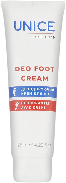Unice Дезодорирующий крем для ног Deo Foot Cream - фото N1