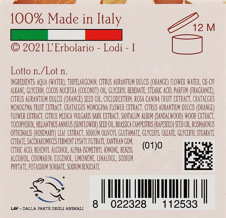 L’Erbolario Увлажняющий флюид для тела "Сады Ломбардии" Berries Flower Wood Fluid Body Cream - фото N3