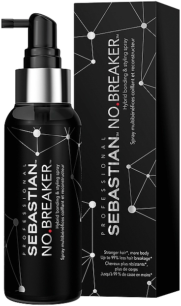 Sebastian Professional Реструктурирующий спрей для укладки и интенсивного ухода за волосами No.Breaker Hybrid Bonding & Styling Leave-In Spray - фото N1