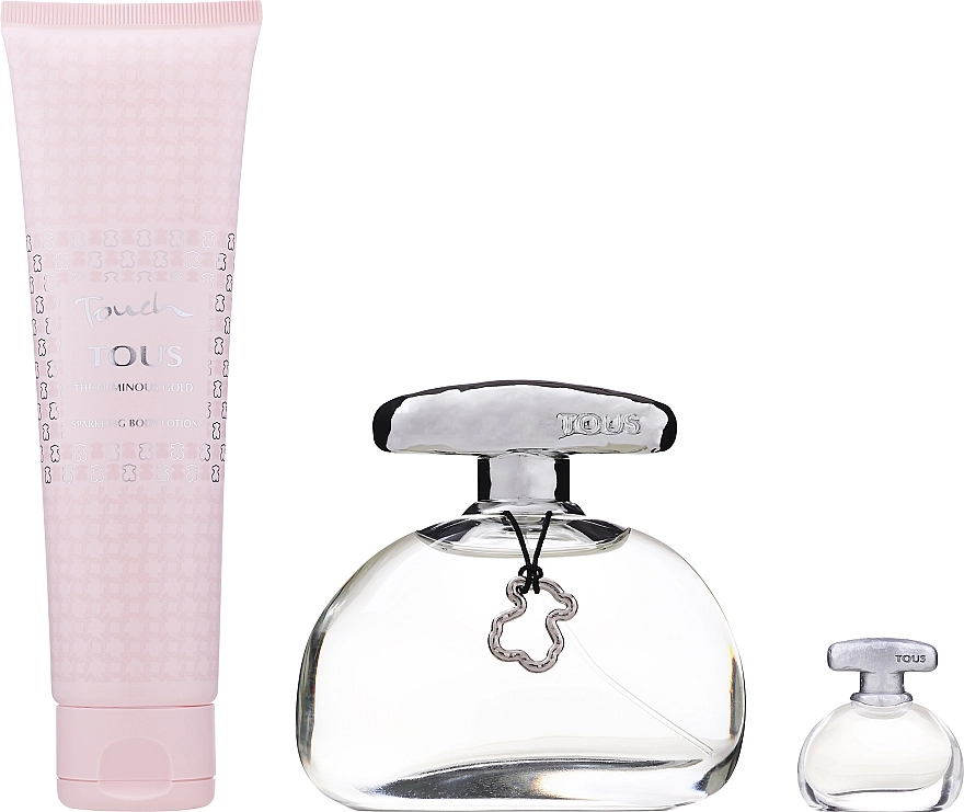 Tous Touch The Luminous Gold Набір (edt/100ml + b/lot/150ml + edt/4ml) - фото N2