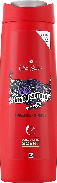 OLD SPICE Шампунь-гель для душа Nightpanther Shower Gel + Shampoo - фото N1