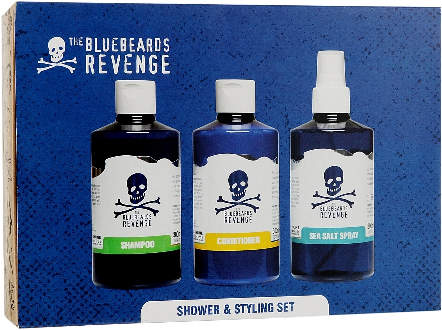The Bluebeards Revenge Набор Shower & Styling Set (h/spray/300ml + shm/300ml + cond/300ml) - фото N1