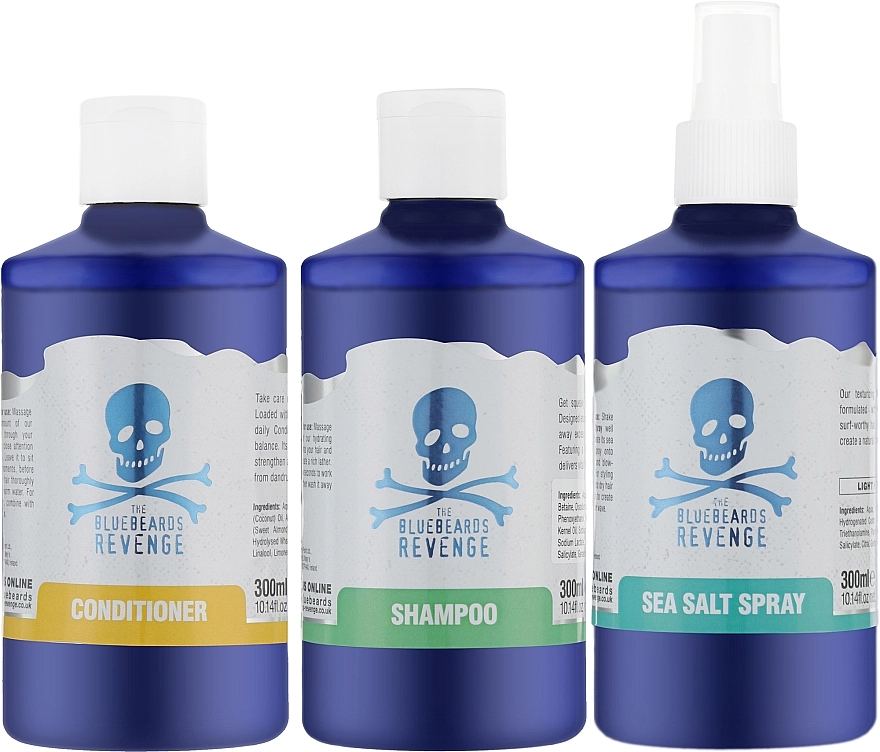 The Bluebeards Revenge Набір Shower & Styling Set (h/spray/300ml + shm/300ml + cond/300ml) - фото N2