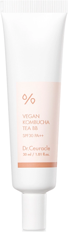 Dr. Ceuracle Vegan Kombucha Tea BB Cream SPF 30/PA++ Веганський тональний ВВ-крем з екстрактом комбучі - фото N1