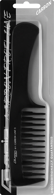 Comair Гребень с ручкой, 20.5 см Carbon Profi Line - фото N1