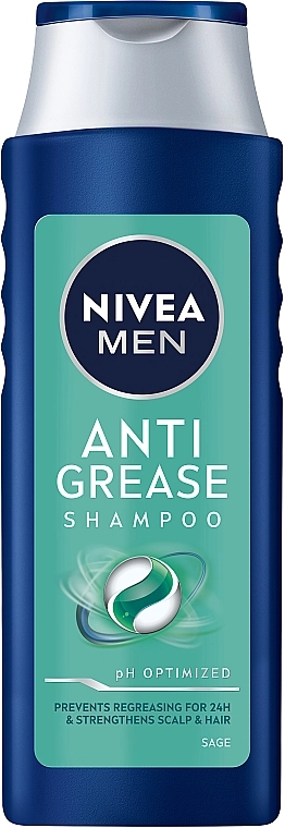 Nivea Чоловічий шампунь для жирного волосся MEN Anti Grease Shampoo - фото N1