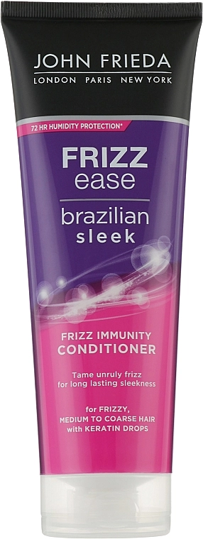 John Frieda Кондиционер выпрямляющий для волос Frizz Ease Brazilian Sleek Conditioner - фото N1