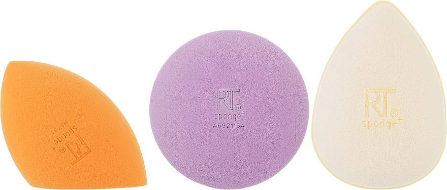 Real Techniques Набор спонжей для макияжа Sponge+, 3 шт. Sponge Set Glow Radiance Complexion Kit - фото N2