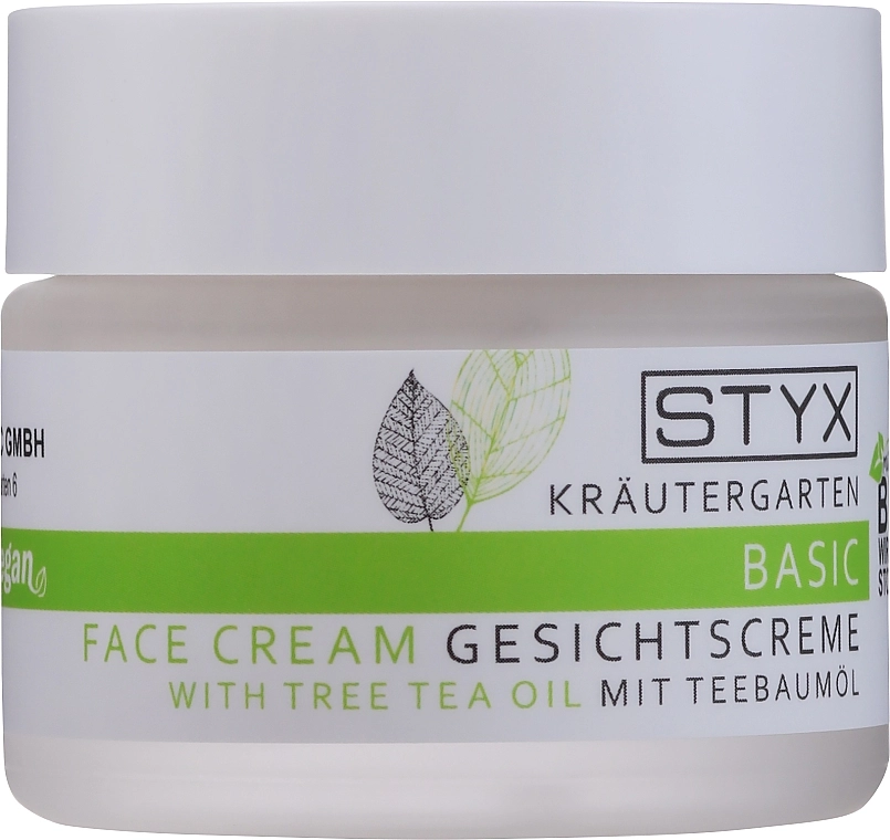 Styx Naturcosmetic Крем для комбинированной и жирной кожи лица STYX Basic Face Cream with Tea Tree Oil - фото N3