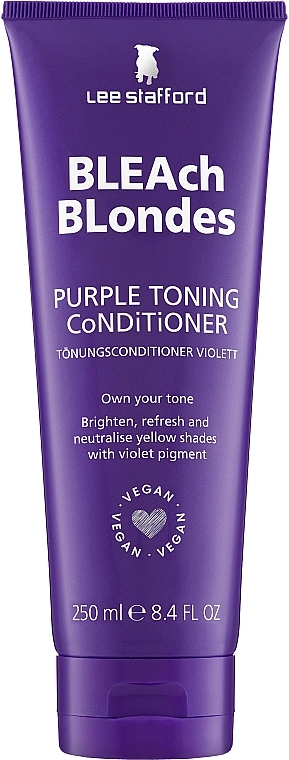 Lee Stafford Кондиционер для тонирования окрашенных волос Bleach Blondes Purple Toning Conditioner - фото N1