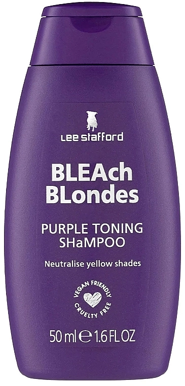 Lee Stafford Шампунь для тонування фарбованого волосся Bleach Blondes Purple Toning Shampoo - фото N1