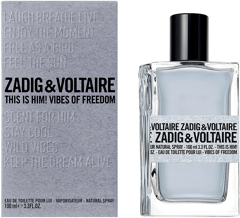Zadig & Voltaire This Is Him! Vibes Of Freedom Туалетная вода - фото N2