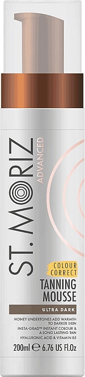 St. Moriz Мус для корекції автозасмаги, ультратемний St. Moriz Advanced Colour Correcting Tanning Mousse Ultra Dark - фото N1