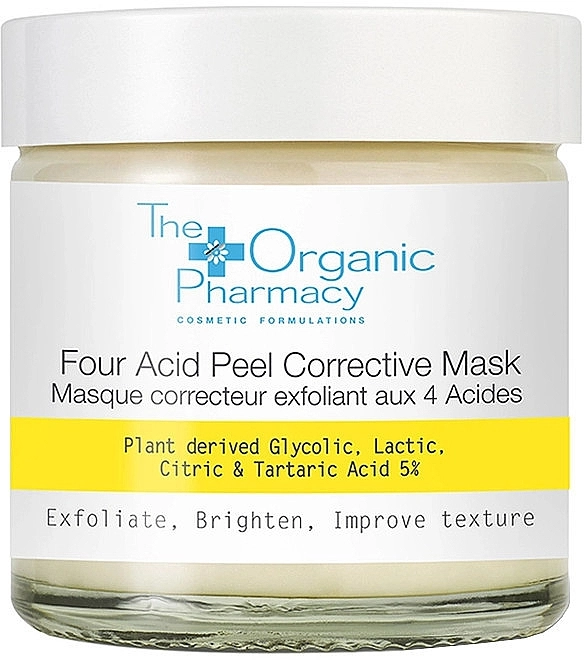 The Organic Pharmacy Коригувальна маска для обличчя з кислотами Four Acid Peel Corrective Mask - фото N1