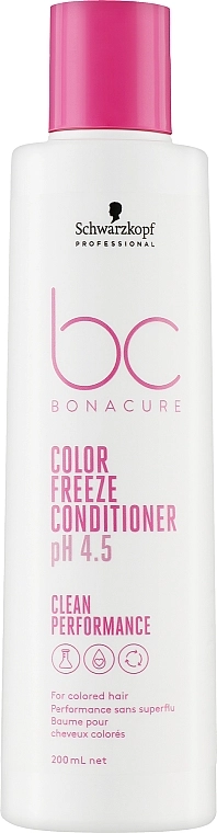 Schwarzkopf Professional Кондиціонер для фарбованого волосся Bonacure Color Freeze Conditioner pH 4.5 - фото N1
