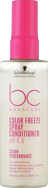 Schwarzkopf Professional Спрей-кондиціонер для фарбованого волосся Bonacure Color Freeze Spray Conditioner pH 4.5 - фото N1