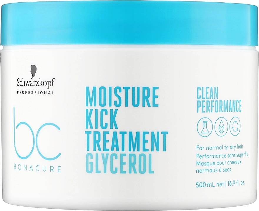 Schwarzkopf Professional Маска для нормального й сухого волосся Bonacure Moisture Kick Treatment Glycerol - фото N3