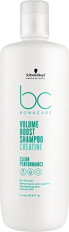 Schwarzkopf Professional Шампунь для тонкого волосся Bonacure Volume Boost Shampoo Ceratine - фото N1