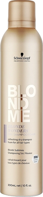 Сухой шампунь для волос - Schwarzkopf Professional Blondme Blonde Wonders Dry Shampoo Foam, 300 мл - фото N1