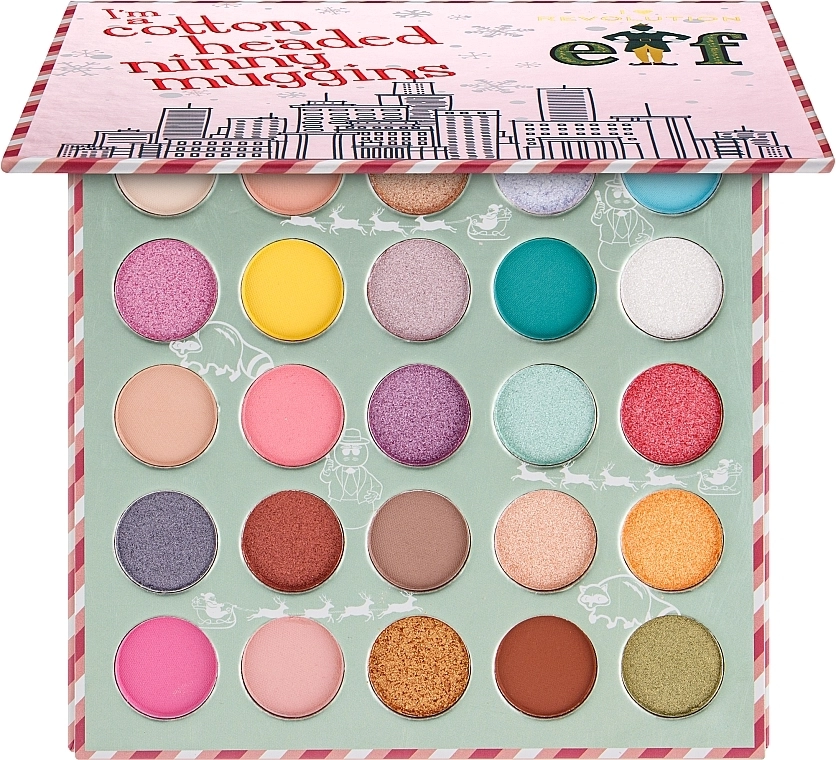 I Heart Revolution Elf Eyeshadow Palette Ninny Muggins Палетка тіней для повік - фото N1